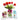 Red tulips, chocolates, and card gift set.