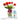 Red tulips and chocolate gift box
