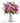 Amethyst Garden bouquet with purple and pink flowers.