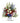 Floral arrangement with red, white, and blue flowers, WithDistinction.