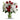Always and forever bouquet with red roses and white lilies.