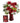 Red Gerberas & Valentine's Card in Red Vase