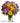 Colorful flower bouquet in vase