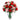 red and pink flowers in a vase