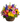 Summer flower basket with sunflowers and colorful blooms.